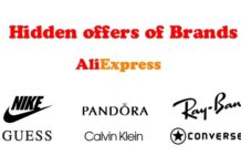 Hidden offers of brands Aliexpress ENG