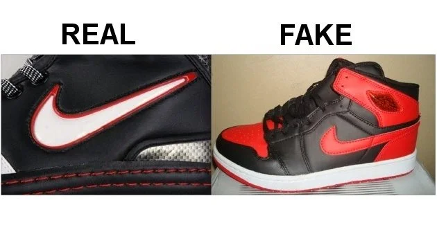 sign of original nike shoes