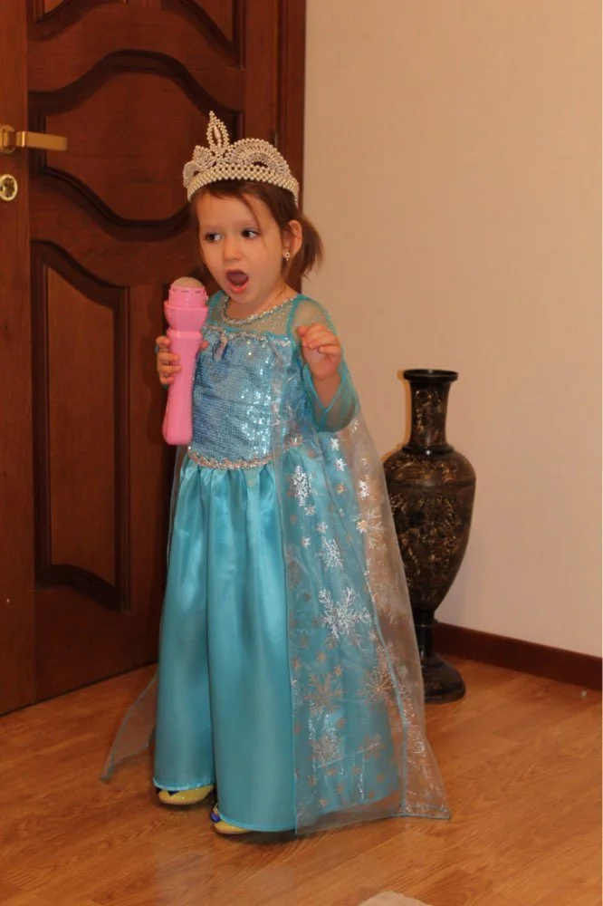 Costume Anna Elsa frozen aliexpress