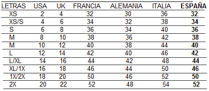 Aliexpress Size Conversion Chart