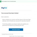 paypal fraud spam zneuziti
