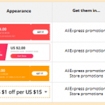Aliexpress coupons how works store select sale ENG