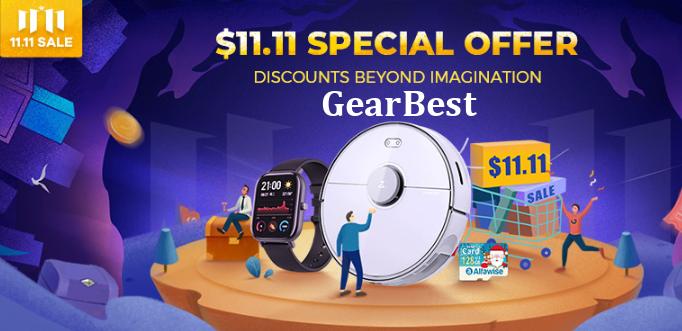 GearBest 11.11.2019 coupons points shopping sale