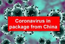Coronavirus package china aliexpress disease