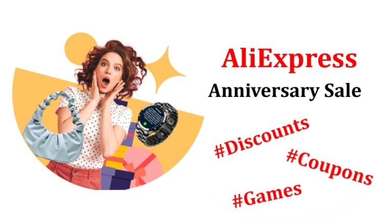 Aliexpress coupon anniversary sale discounts