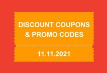 Discount coupons promo codes aliexpress sales 11.11.2021