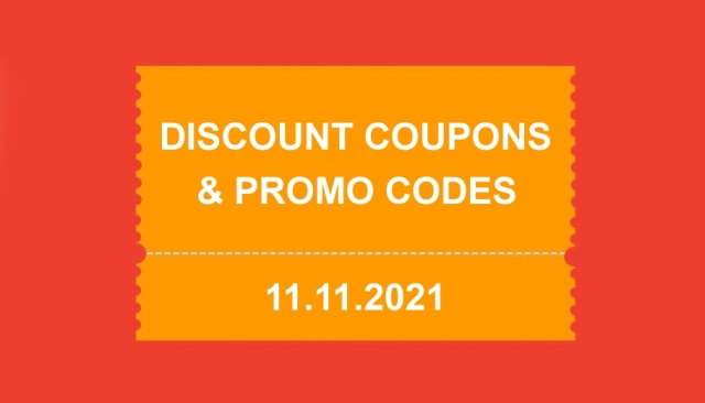 Discount coupons promo codes aliexpress sales 11.11.2021