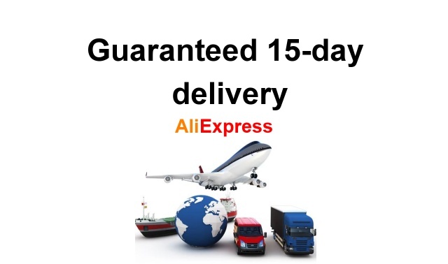 Guaranteed 15-day delivery aliexpress coupon ENG
